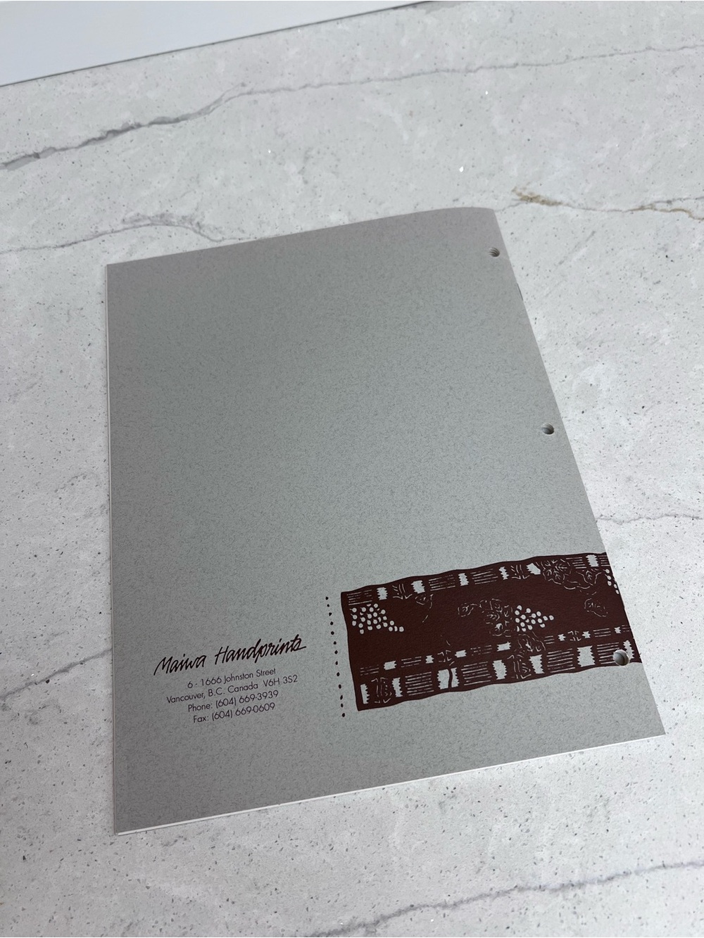 Vintage, 1993 Maiwa Handprints Katazome Manual book. Japan. Japanese. Norizome. - Picture 8 of 8